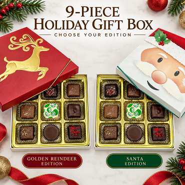 9-Piece Holiday Chocolate Gift Box
